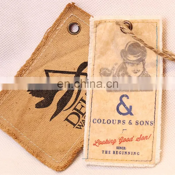 Custom New Jeans Paper Printed Swing Tag for Garment photo-2