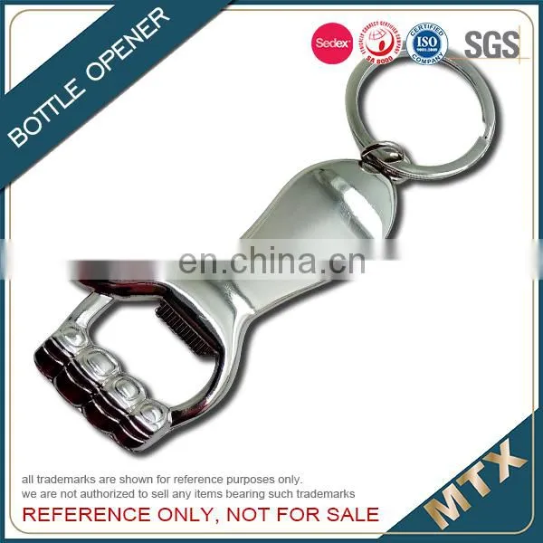 Zinc Alloy 3D Bottle Opener Keychain, Keyring Factory photo-4