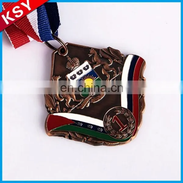 2017 Best Selling High Quality Snowflake Military Medal Ribbons Medals With Silk Ribbon photo-5