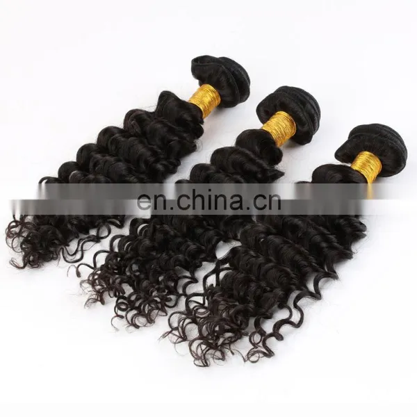 Cheap Straight Hair Weave Deep Curl Brazillian Human Hair photo-3