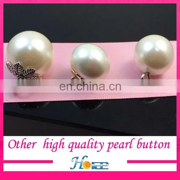 High Quality Wholesale no Scratched Decorative Pearl Button for Clothing photo-3