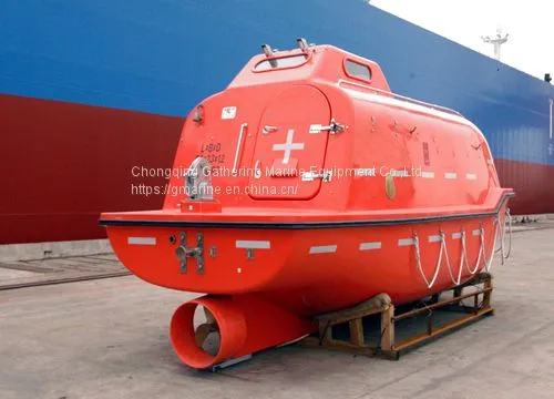 Totally Enclosed Gravity Luffing Arm Type Fire-resistant Type Lifeboat photo-3
