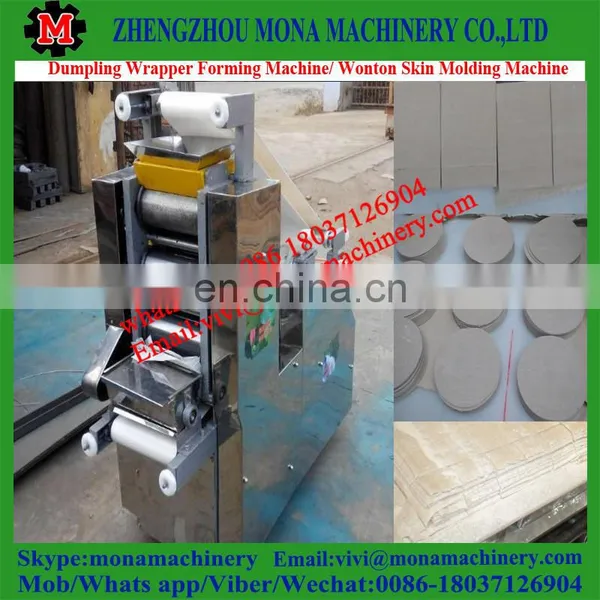 Automatic Giving Dough Dumpling Wrapper Maker Machine,chapati Dough Sheet Machine/automatic Roti Making Machine photo-5