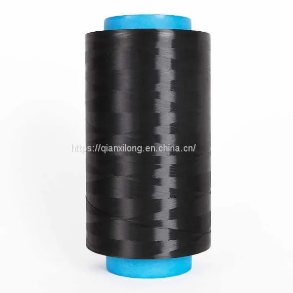 Black UHMWPE Colored Yarn,bulletproof HMPE /HDPE Fiber