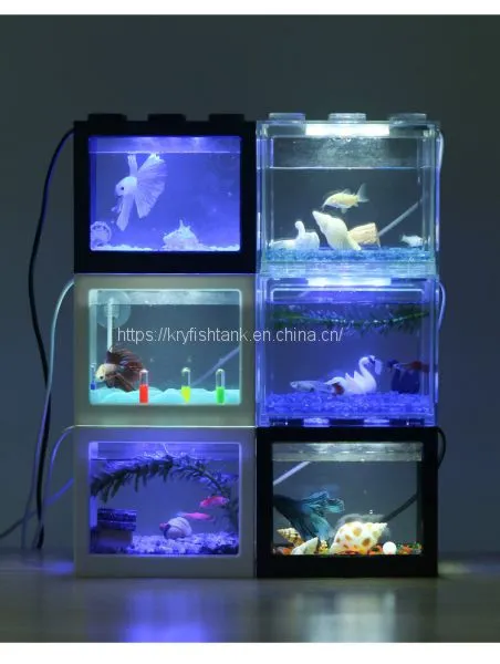 Acrylic Mini Fish Tank for Home and Office Aquarium Fish Tank 100% Brand New Aquariums photo-5