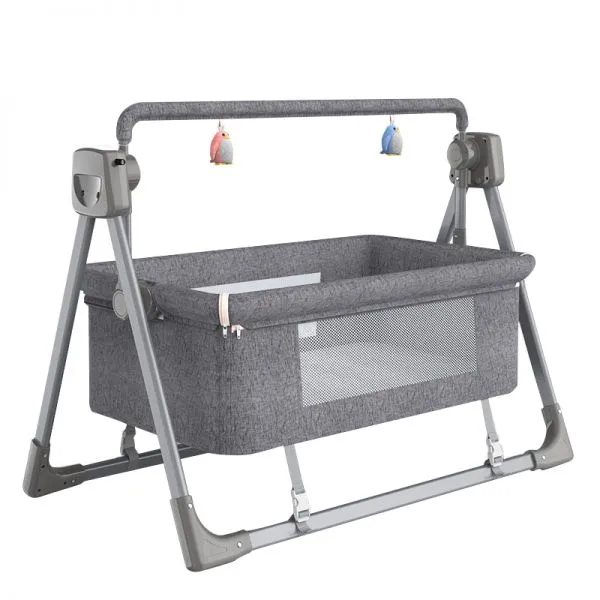 Electric Baby Swing Crib, Automatic Baby Cradle Cot, Multifunctional Baby Bed