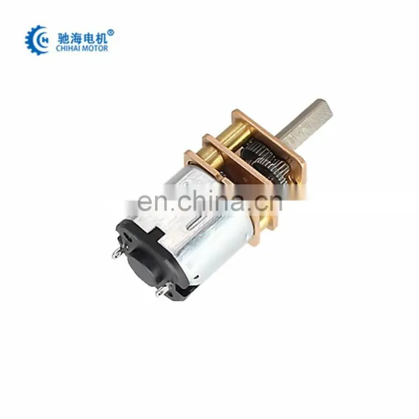 Chihai Motor CHF-GM12-N10 10mm D-shaft 3v 1.5v 100 Rpm 12mm Square N10 dc Gear Box Motor for Electronic Lock photo-5