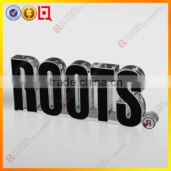 Customized Clear Solid Acrylic Brand Logo Block photo-5