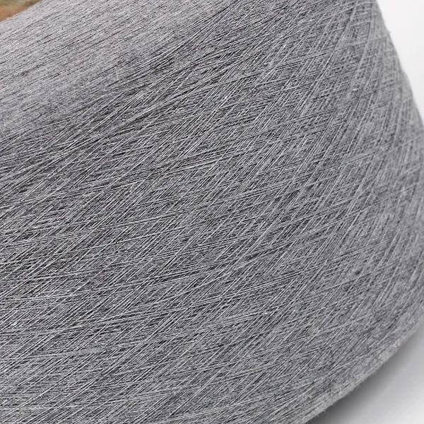 Ne 12/1 Nm20/1 Gray 60/40 Poly Cotton Yarns Knitting Open End Regenerated Yarn Eco-Friendly Recycled Cotton Yarn photo-4