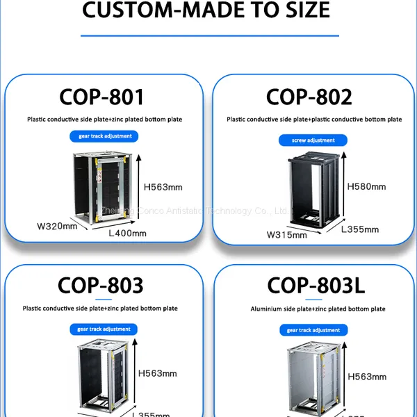 355*320*563mm China Esd Smt Pcb Magazine Rack Manufacturer Supplier 26 Years photo-4