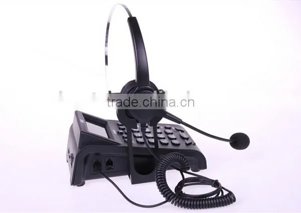 Professional Call Center Communication Dial Pad Headset Telephone With Rj11 Plug Cable photo-5