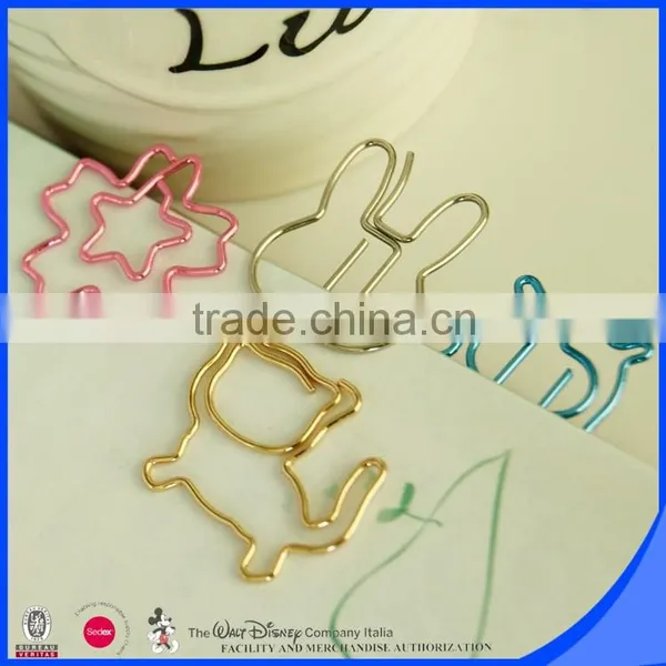 Steel Metal Paper Clip Animal Shape photo-5