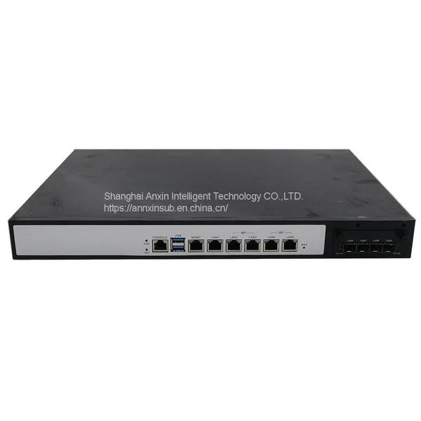 Fanless network appliance hardware barebone with 6 gbe optional 4 SFP or RJ45