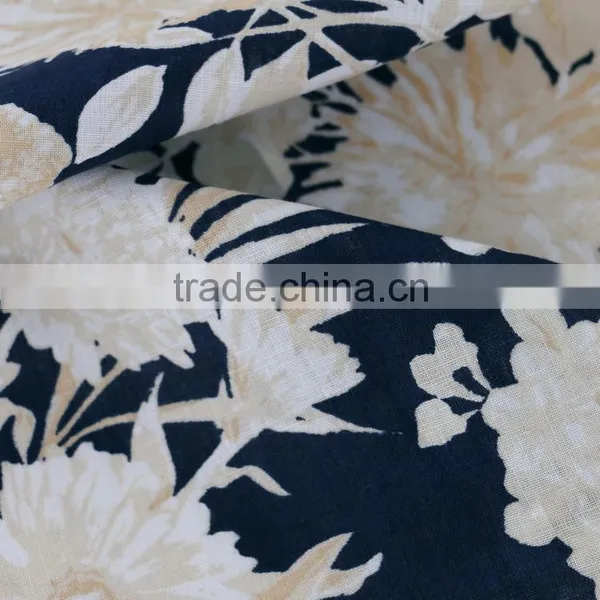 17*17 Printed Linen Fabric,linen Fabric for Women's Fashion Dress,100% Linen Fabric photo-3