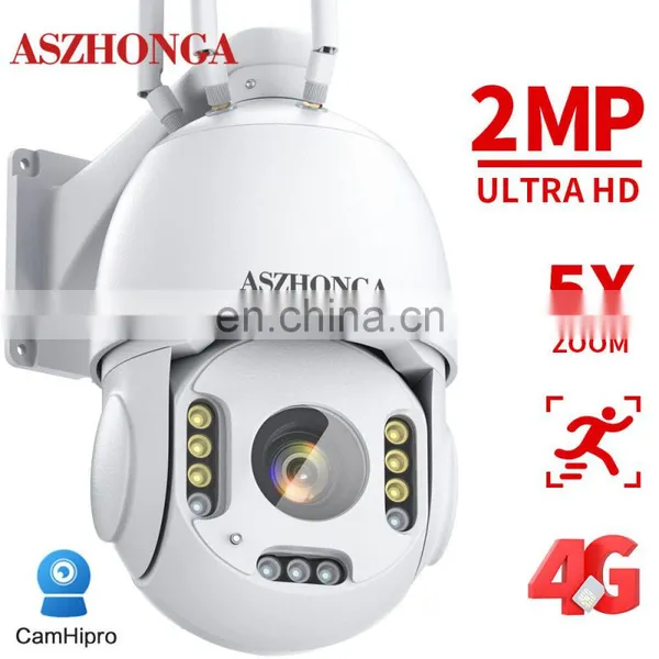2MP Wireless 4GSIM CARD Security IP Network Camera 5X Zoom HD PTZ Outdoor Home Surveillance Dome Cam CCTV 50M IR Night Vision photo-2