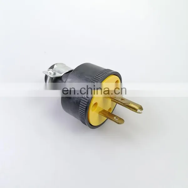 Hot Selling Yellow Power Plugs Copper Accessories Electric Plug Socket photo-4