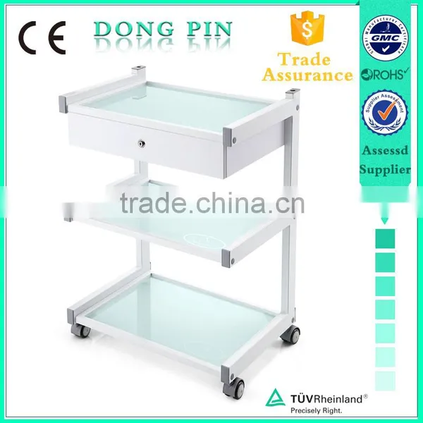 Beauty Salon Equipment Glass Shelf Trolley Medical Facial Trolley Wholesale Quality Choice photo-4