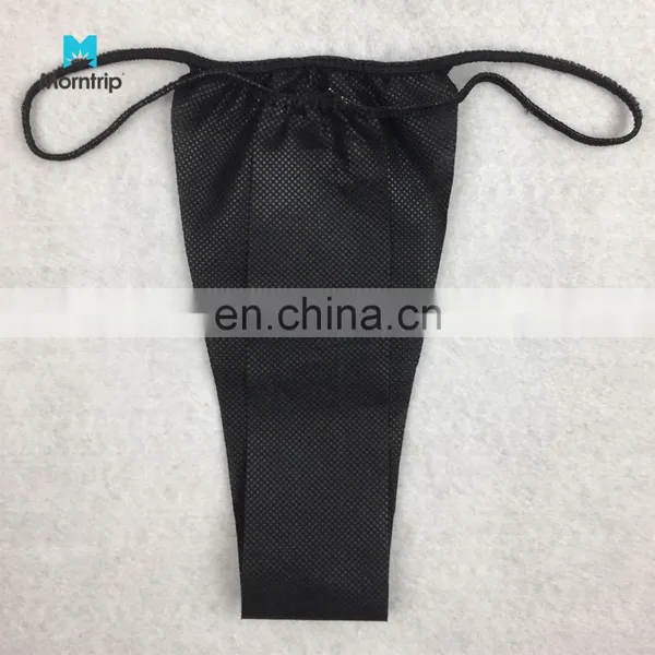 Factory PP Nonwoven G-string Disposable Panties Sexy SPA Underwear For Asian Women photo-5