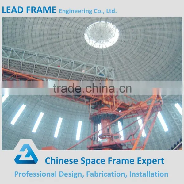 Prefabricated Long Span Light Steel Dome Space Frame photo-4
