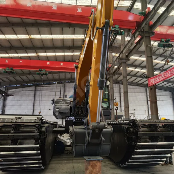 Marsh Equipment Амфибияный экскаватор-болотоход для строительства трубопроводов