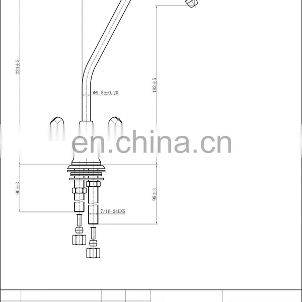 Dual Handle Drinking Water Faucet Water Filter Faucet for Filtration System Kitchen Faucets photo-2