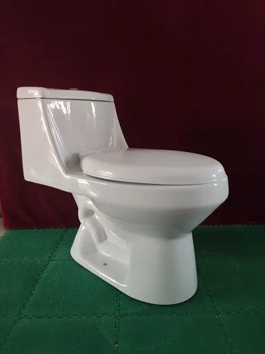 Bath One Piece Ceramic Sanitary Ware Siphonic One Piece Closet