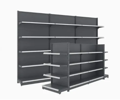 Convenience Store Design Perforated Adjustable Display Stand Shelves photo-5