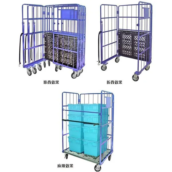 Outdoor Electric Flat Cart With 4 Big Wheels for Heavy-Duty Logistics
