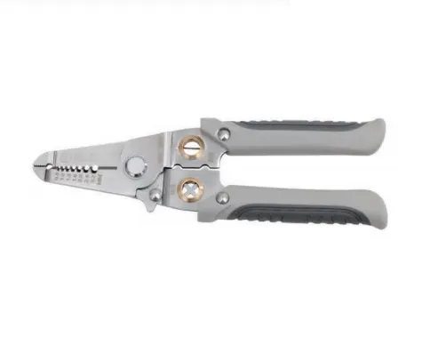 7 Inch Stainless Steel Multi-function Wire Stripping Plier, Heat Treated Cable Cutter with Lock Switch