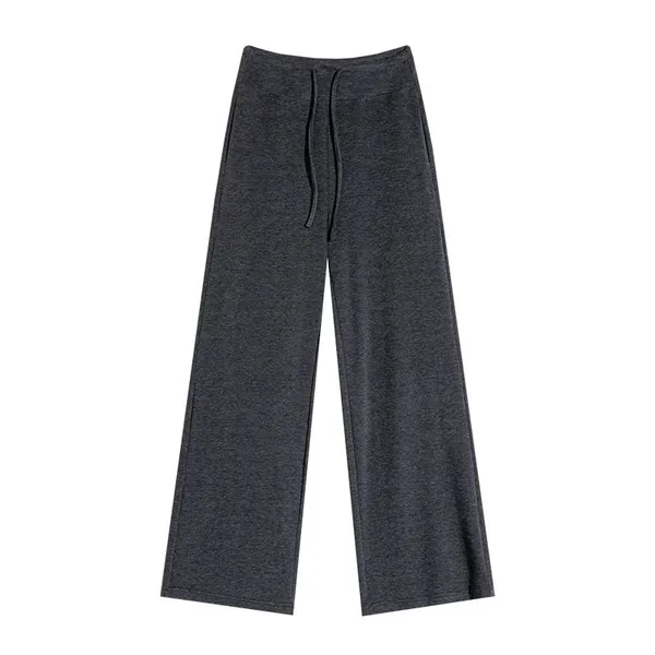Женские повседневные брюки с высокой талией и широкими штанами