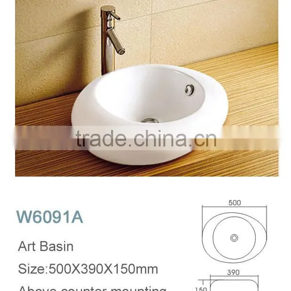 China Colorful Ceramic Art Wash Basin photo-2