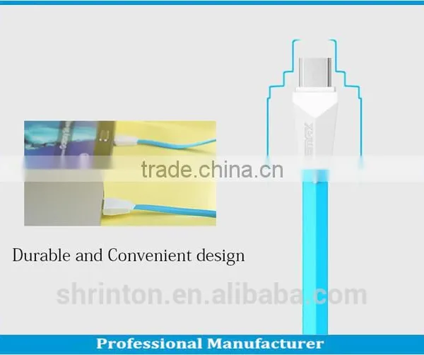 Original Remax TPE Copper Alien Cable for Iphone 5 and Micro photo-3