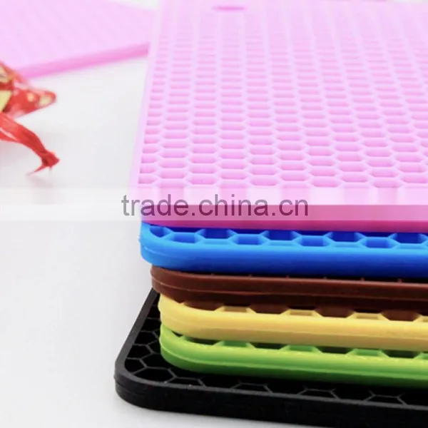 2015 Custom Honeycomb Shape Silicone Pads/kitchen Silicon Mats photo-6