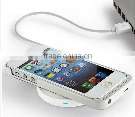 2016 Shenzhen Factory Supply Slim Design 79% High Efficiency Universal Power qI Wireless Charger Receiver photo-3