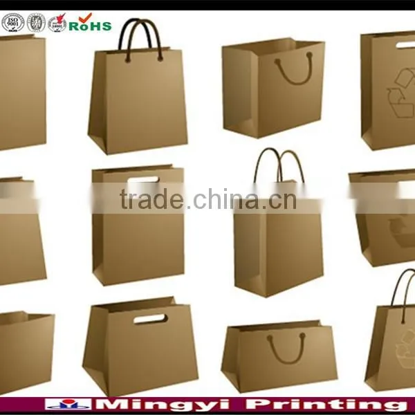 Wholesale Brown Kraft Paper Bag, Clothes Paper Bags With Handle