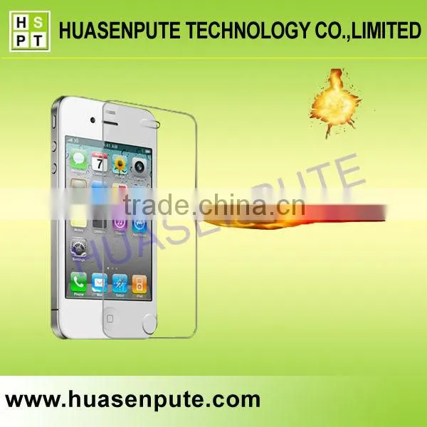 2.5D Round Angle 0.26mm Screen Shield Tempered Glass Screen Protector For IPhone4/4S photo-4