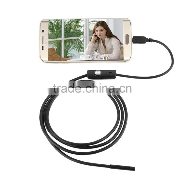 1M 2M 3.5M 3FT 6FT 10FT Endoscope Borescope USB Android Inspection Camera HD 6 LED 7mm Lens 720P Waterproof Car Endoscopio Tube photo-2