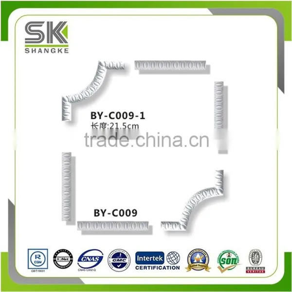 PU Corner Flowers Ceiling Cornice photo-6