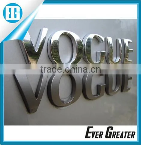 Custom Best Quality Plastic Chrome Car Emblem Lettering Sticker Metal Badge for Car Metal Chrome Emblem photo-6
