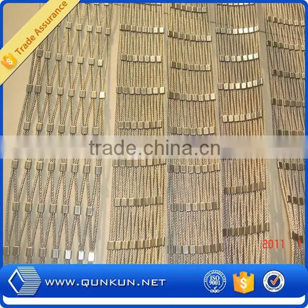 Hand-woven Wire Rope Mesh Ferrule Mesh for Zoo Animal photo-3