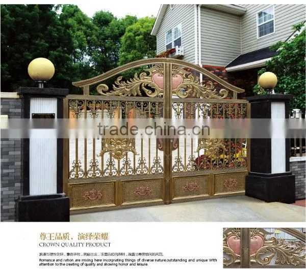 2015 High Safety Durable Powder Coating of Aluminium Alloy Door photo-3