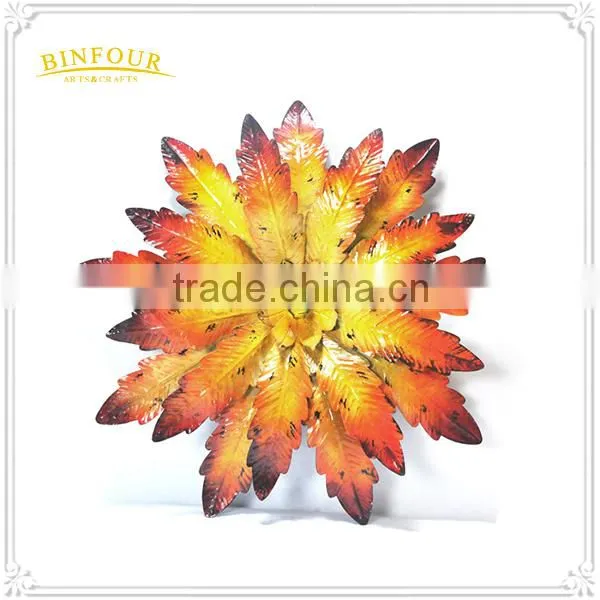 Home Decor Metal Wall Decor 3D Flower Wall Art Handicraft photo-2