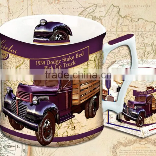 CARMANI Gift Set - Mug OLD VEHICLES Design