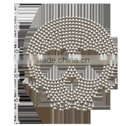 Hotfix Rhinestone Nailhead Skull Heat Transfer Iron on Apparel Supplier's Choice photo-2