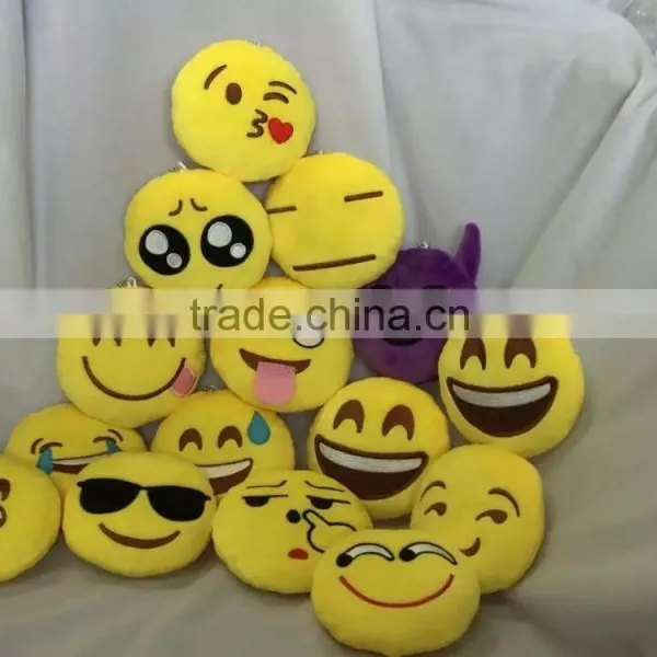 Funny Emoji Pillow Custom Factory Emoji Key Chain Emoji Key Ring photo-3
