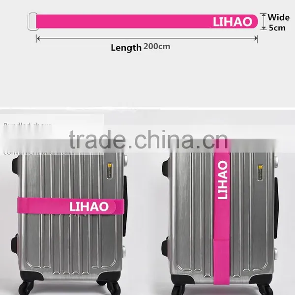 adjustable nylon luggage belt/colored packing belt