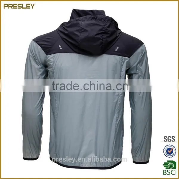 Wholesale Price Light Contrast Color Long Sleeve Protecting Men's Jacket photo-4