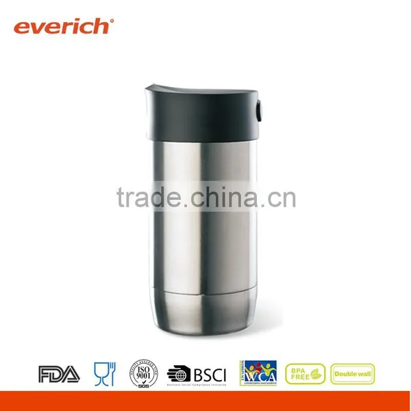 New Design Stainless Steel Water Bottle With Side Open Lid photo-3