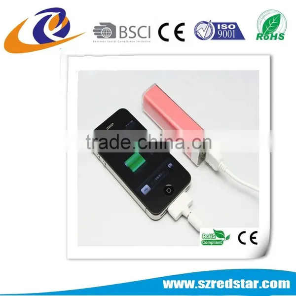 CE RoHs 2600mAh Lipsticks Power Bank photo-6