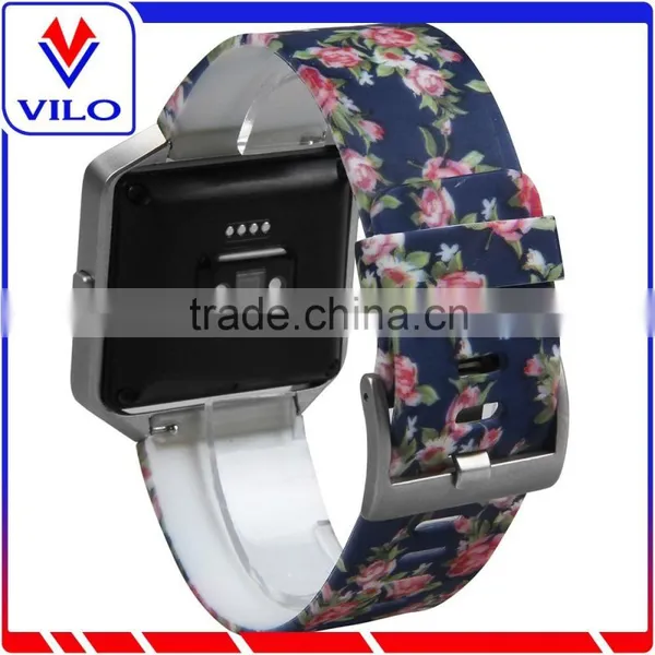 Silicone Band For Fitbit Blaze Watch Band, Rubber Wrist Strap For Fitbit Blaze Smart Watch photo-2